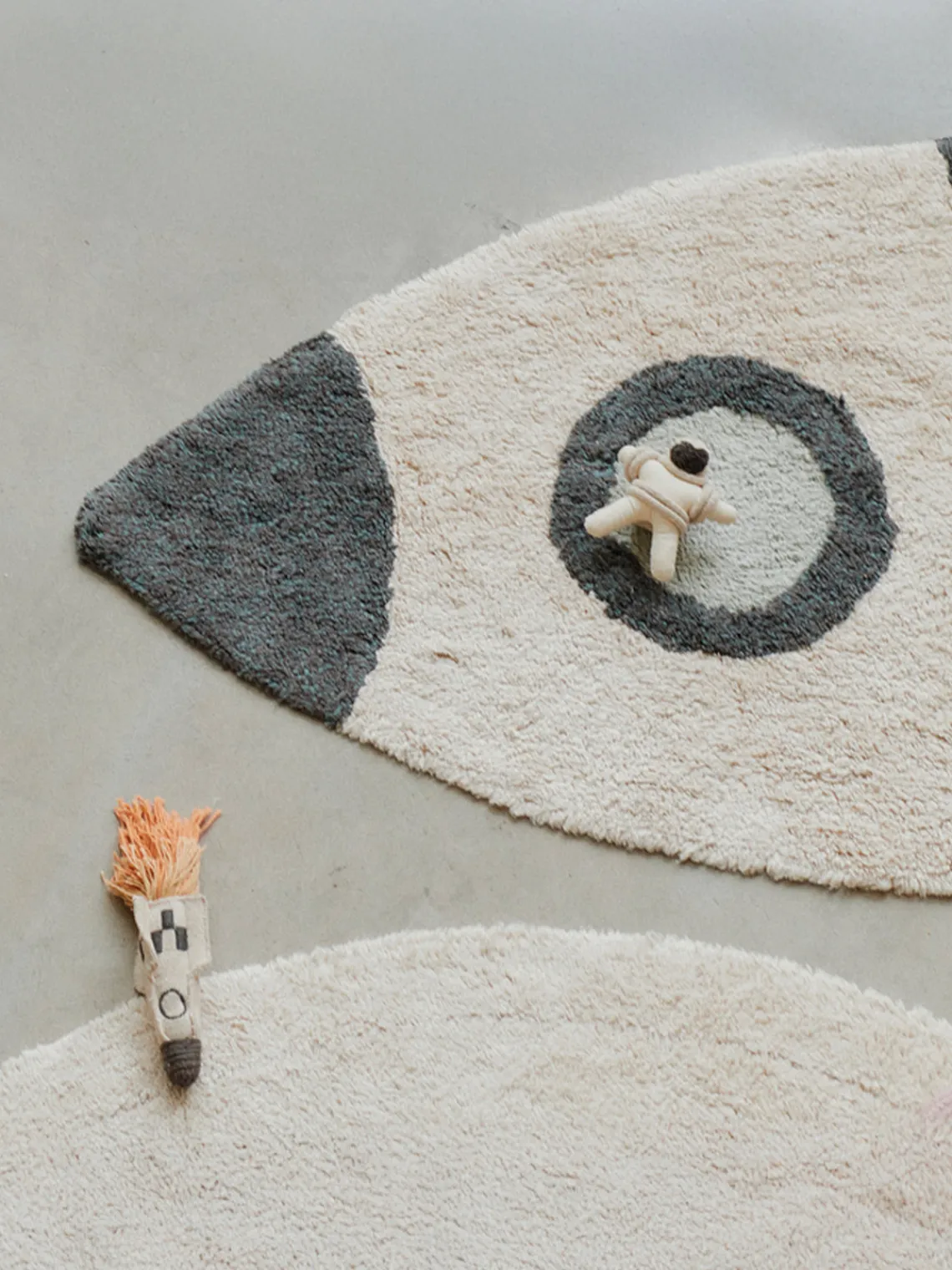 Decoración Infantil|Alfombras Infantiles>Lorena Canals Alfombra infantil artesanal Rocket, lavable