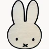 New Alfombra infantil artesanal con forma de conejito Miffy Niños Alfombras Infantiles|Habitación Infantil