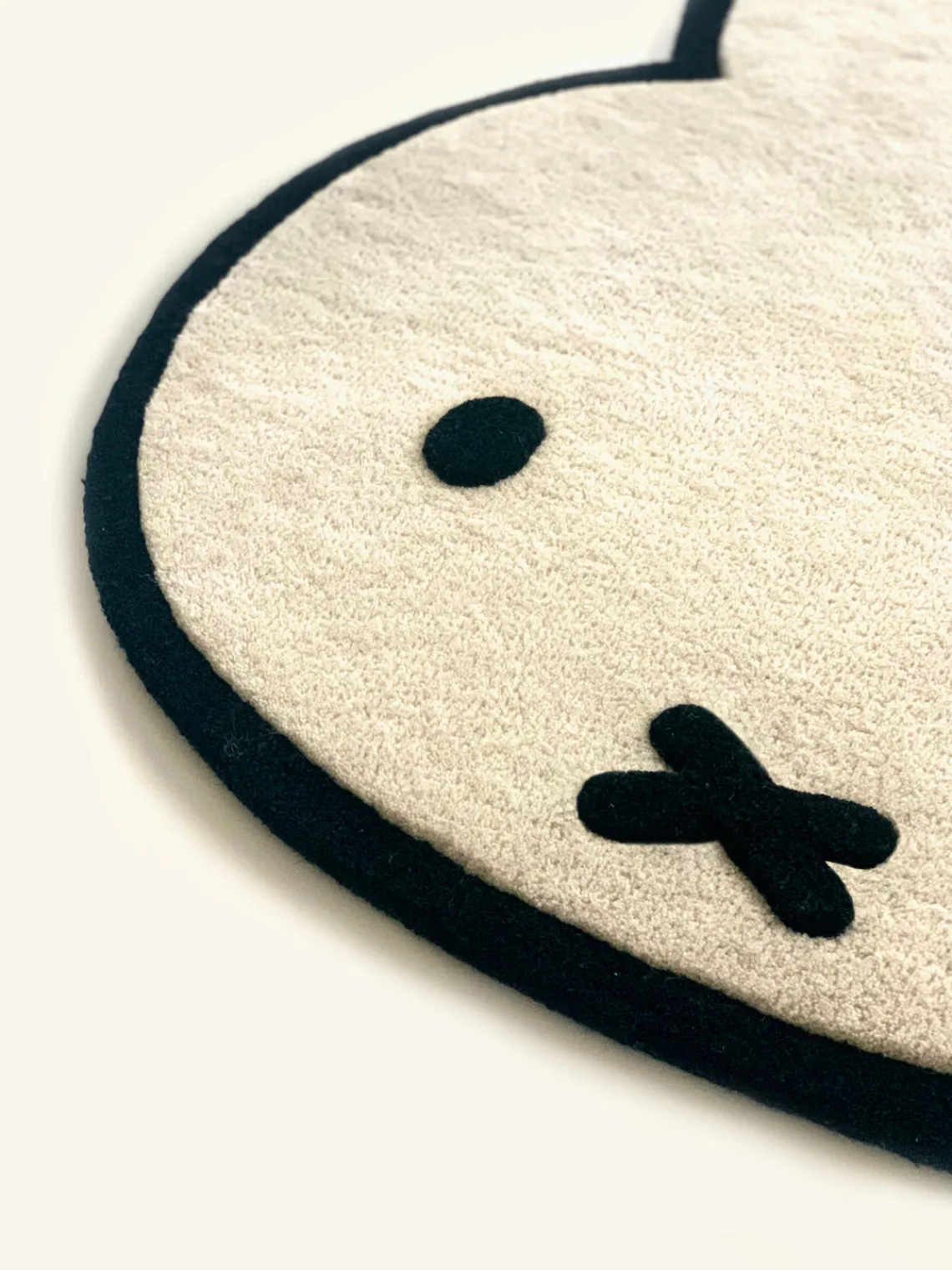 New Alfombra infantil artesanal con forma de conejito Miffy Niños Alfombras Infantiles|Habitación Infantil