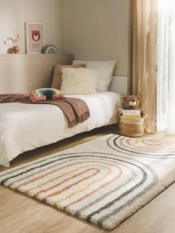 Best Alfombra infantil con motivo arco iris Gobi Niños Decoración Infantil|Alfombras Infantiles