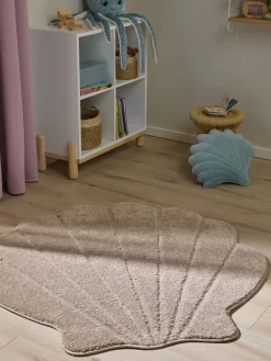 Decoración Infantil|Alfombras Infantiles>benuta Alfombra infantil en forma de concha Nori Beige