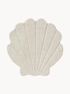 Decoración Infantil|Alfombras Infantiles>benuta Alfombra infantil en forma de concha Nori Blanco Off White