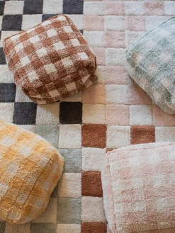 Decoración Infantil|Alfombras Infantiles>Lorena Canals Alfombra infantil lavable Kitchen Tiles, tamaños diferentes Rosa claro, blanco Off White