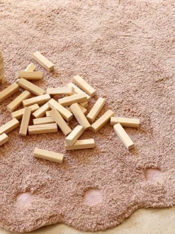 New Alfombra infantil ovalada lavable Pine Cone Niños Decoración Infantil|Alfombras Infantiles