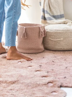 New Alfombra infantil ovalada lavable Pine Cone Niños Decoración Infantil|Alfombras Infantiles