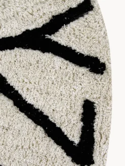 Decoración Infantil|Alfombras Infantiles></noscript>Lorena Canals Alfombra infantil redonda con letras de diseño ABC Beige claro, negro