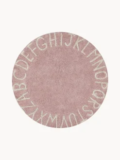 Alfombra infantil redonda con letras de diseño ABC Niños Decoración Infantil|Alfombras Infantiles