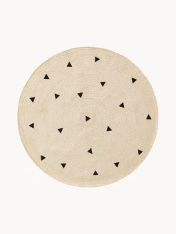 Decoración Infantil|Alfombras Infantiles>benuta Alfombra infantil redonda artesanal de yute Pippa