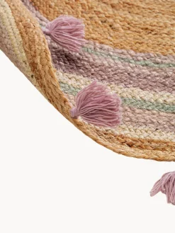 Best Alfombra infantil redonda artesanal de yute Lovis Niños Decoración Infantil|Alfombras Infantiles