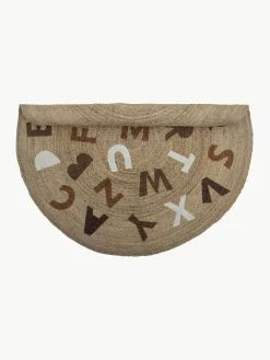 Discount Alfombra infantil redonda de yute Dinne Niños Decoración Infantil|Alfombras Infantiles