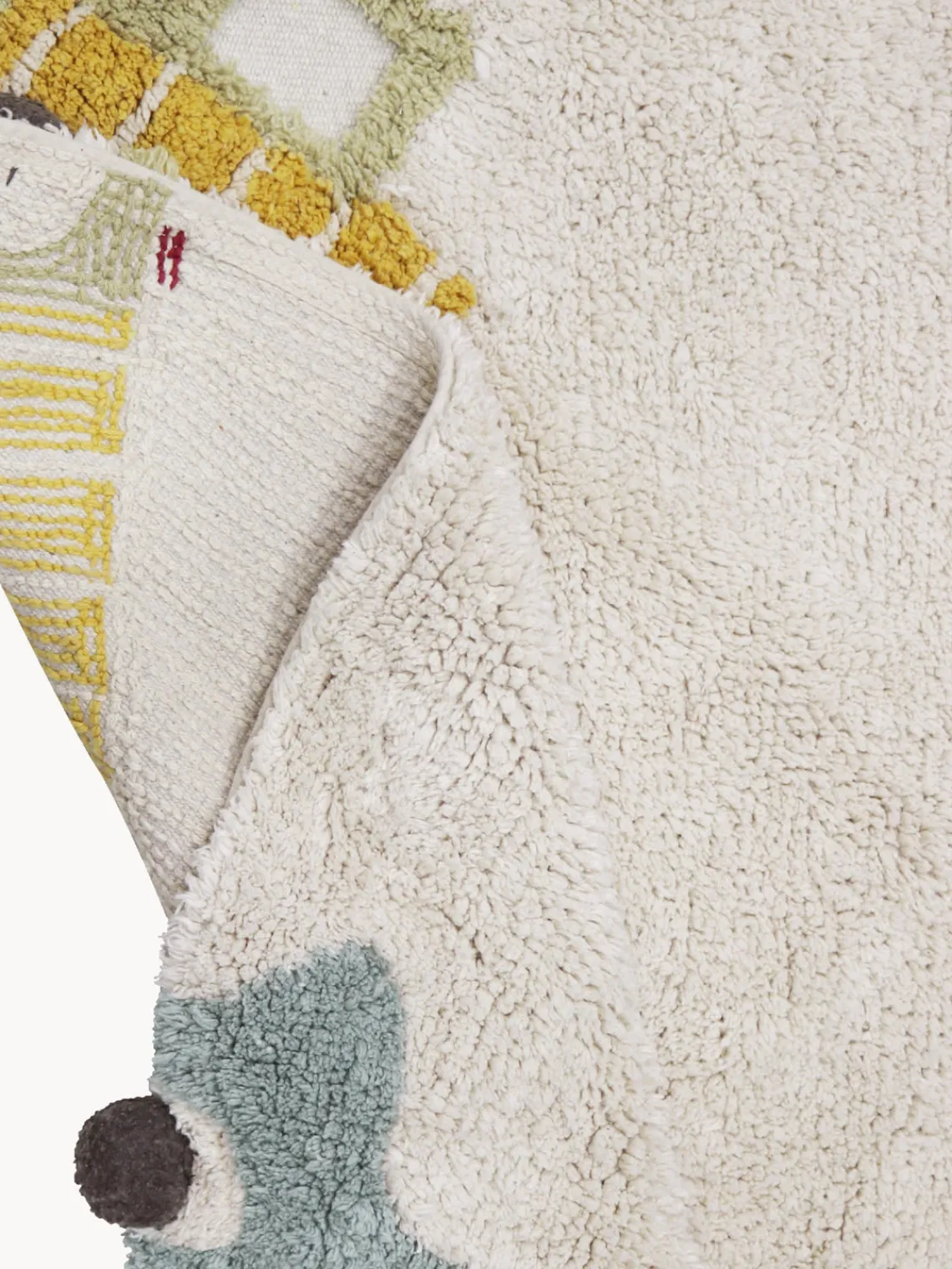 Online Alfombra infantil redonda artesanal con efecto alto-bajo Wheels, lavable Niños Decoración Infantil|Alfombras Infantiles