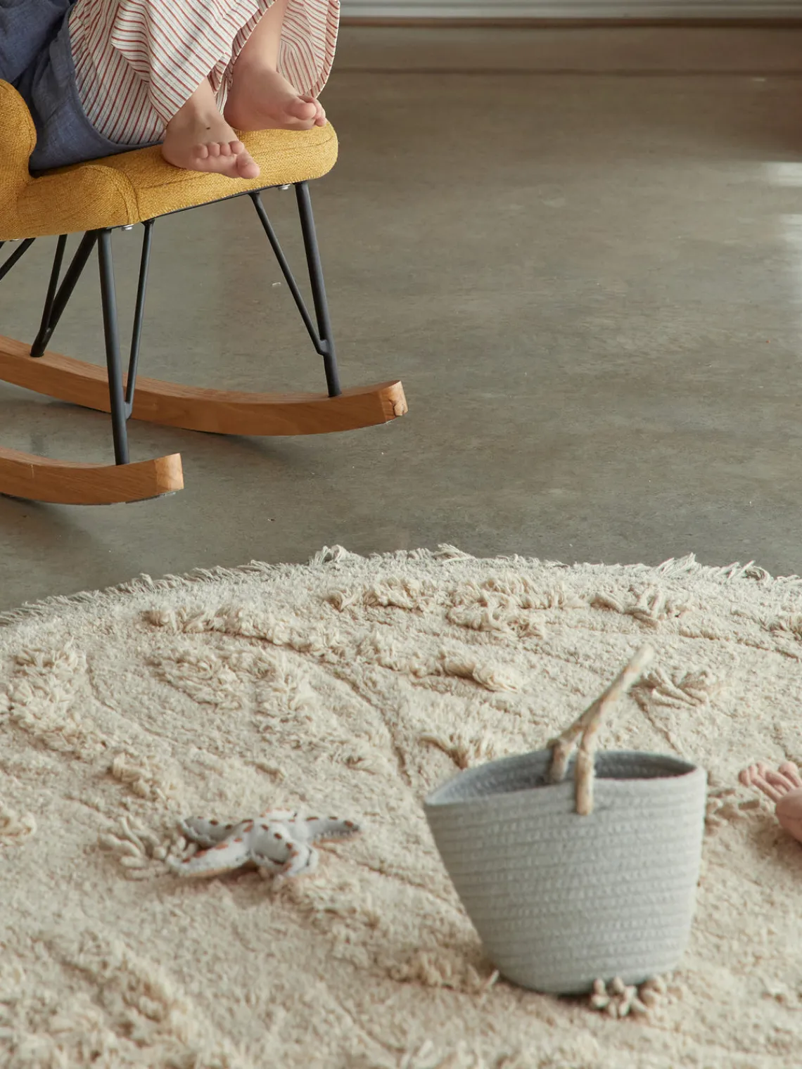 Decoración Infantil|Alfombras Infantiles>Lorena Canals Alfombra infantil redonda lavable Island