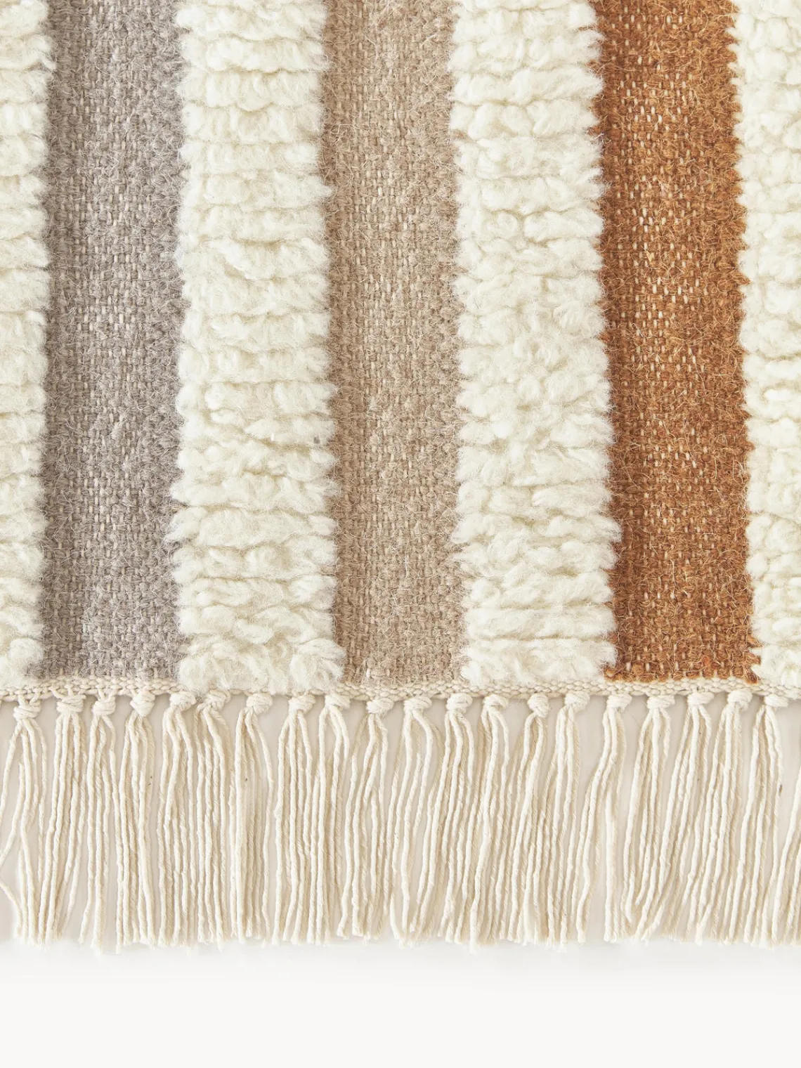 Hot Alfombra kilim artesanal con flecos Calais Rectangular|Alfombras Rectangulares