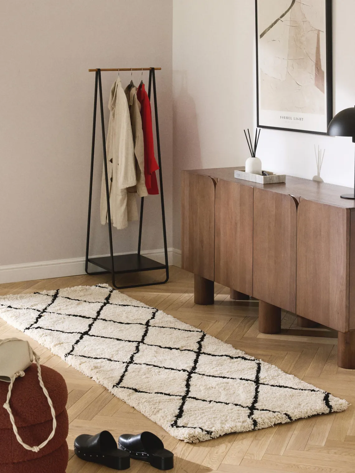 Hot Alfombra mullida corredor artesanal de pelo largo Naima Alfombras De Pasillo|Alfombras De Pasillo