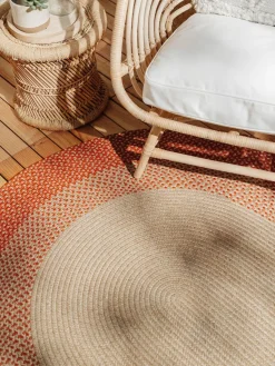 Alfombras De Exterior|Alfombras De Exterior></noscript>benuta Alfombra ovalada de interior/exterior Nandi Beige, terracota