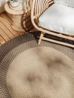 Alfombras De Exterior|Alfombras De Exterior></noscript>benuta Alfombra ovalada de interior/exterior Nandi Beige, marrón oscuro