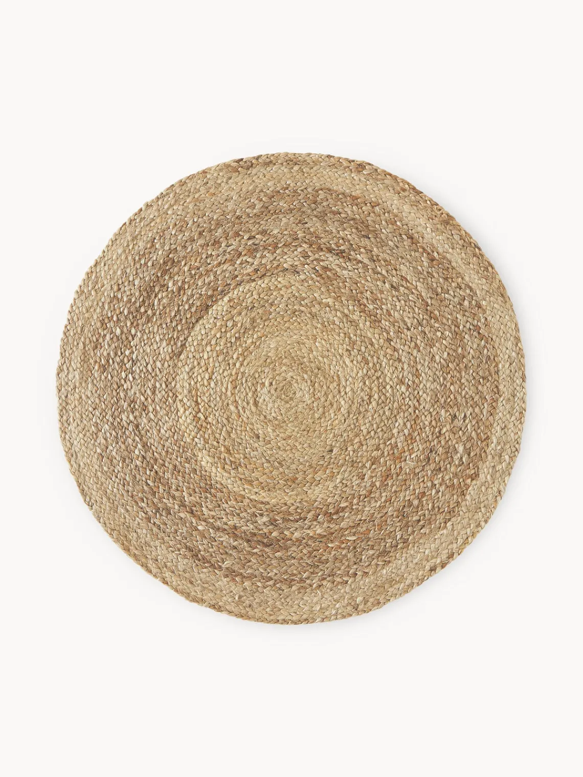 Sale Alfombra redonda artesanal de yute Sharmila Redonda|Alfombras Rectangulares