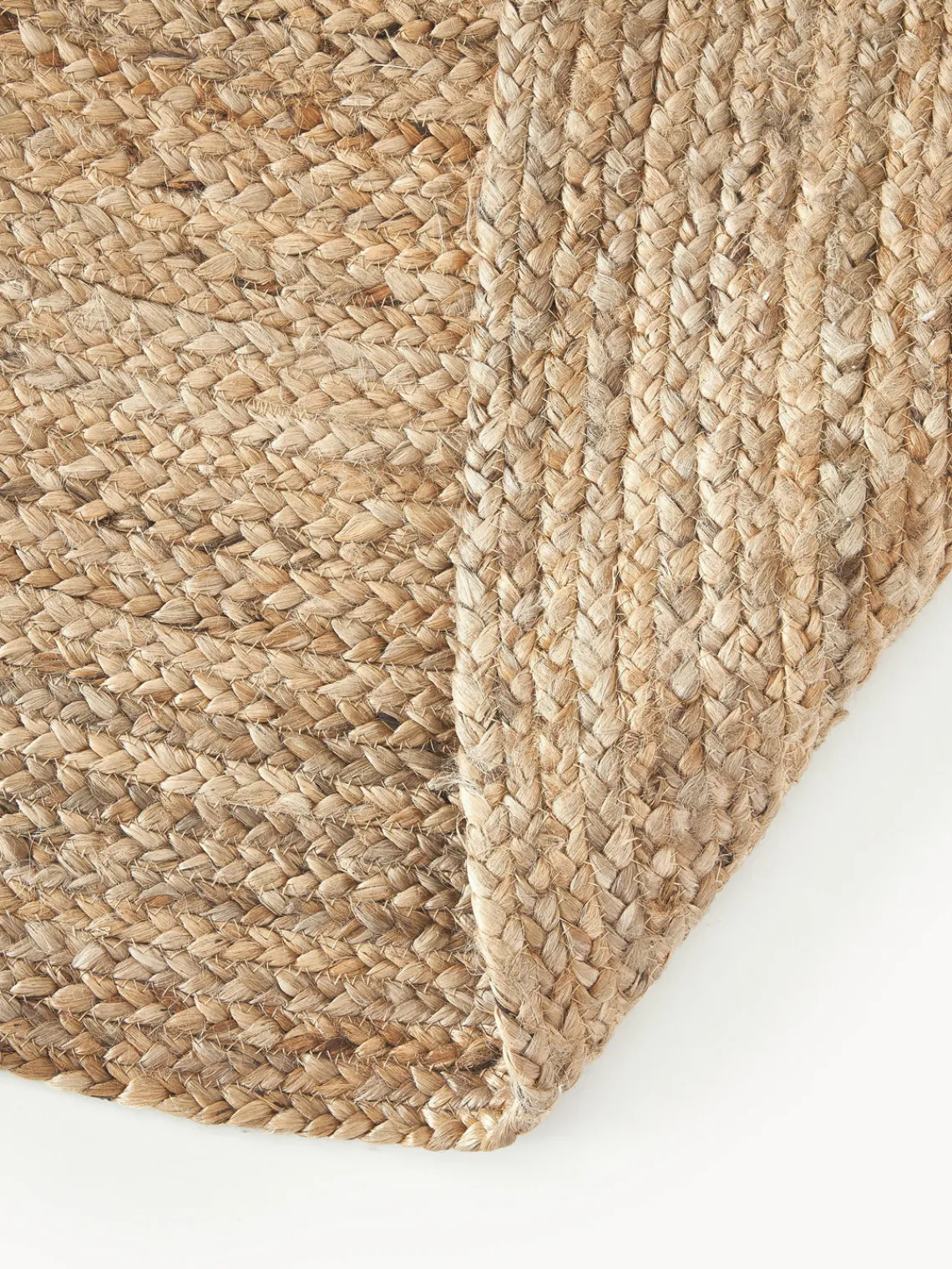 Sale Alfombra redonda artesanal de yute Sharmila Redonda|Alfombras Rectangulares