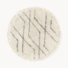 Redonda|Alfombras Rectangulares>Westwing Collection Alfombra redonda artesanal de algodón con diseño de rombos Bina