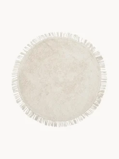 Discount Alfombra redonda artesanal de algodón con flecos Daya Alfombras Rectangulares|Alfombras