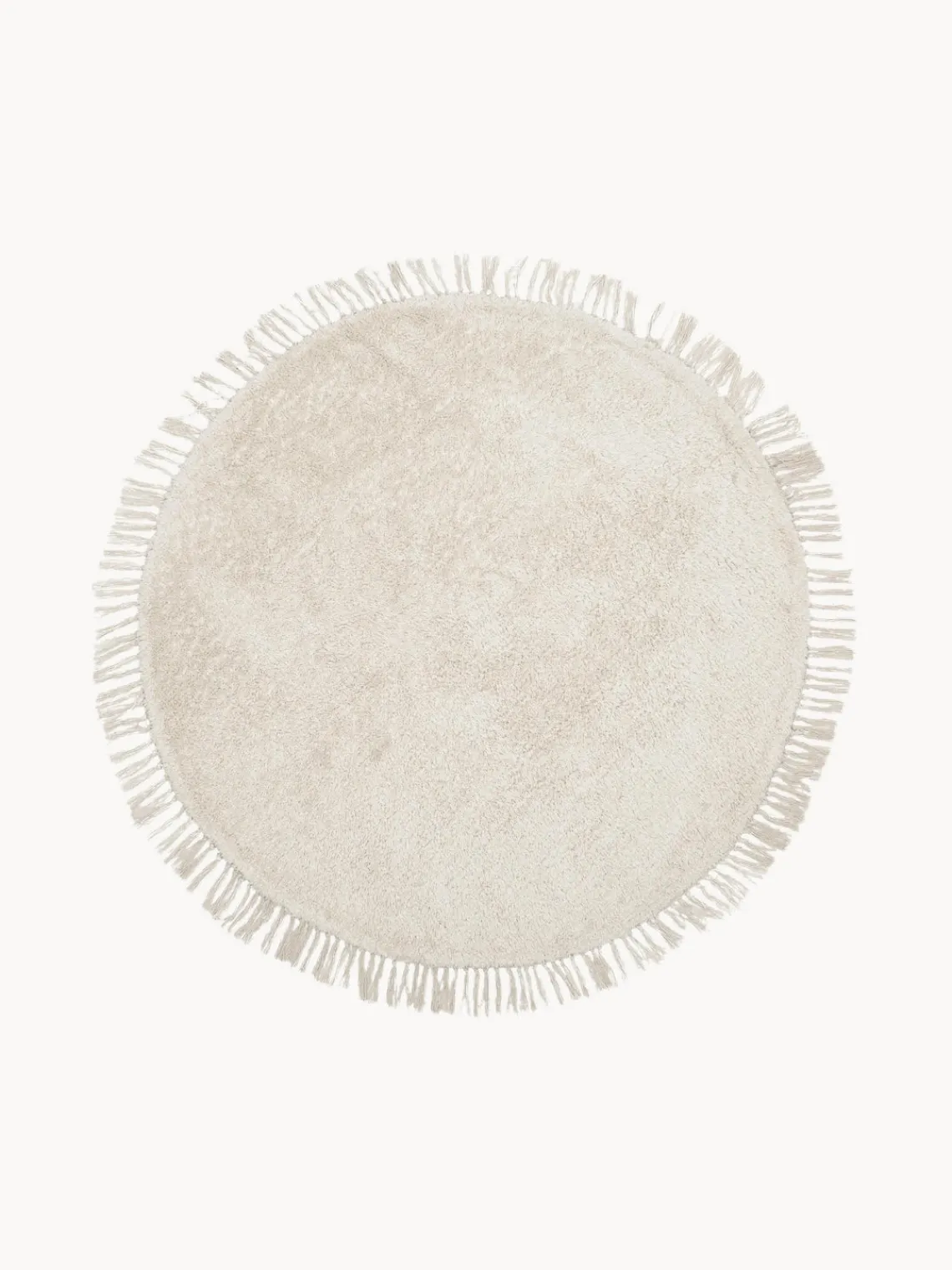 Discount Alfombra redonda artesanal de algodón con flecos Daya Alfombras Rectangulares|Alfombras