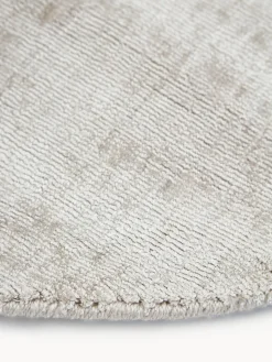 Alfombra redonda artesanal de viscosa Jane Redonda|Alfombras Rectangulares