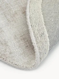 Alfombra redonda artesanal de viscosa Jane Redonda|Alfombras Rectangulares