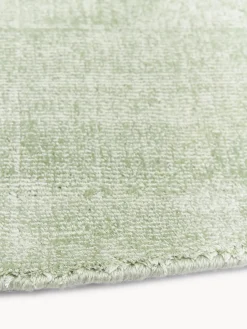 Redonda|Alfombras Rectangulares></noscript>Westwing Collection Alfombra redonda artesanal de viscosa Jane Verde salvia