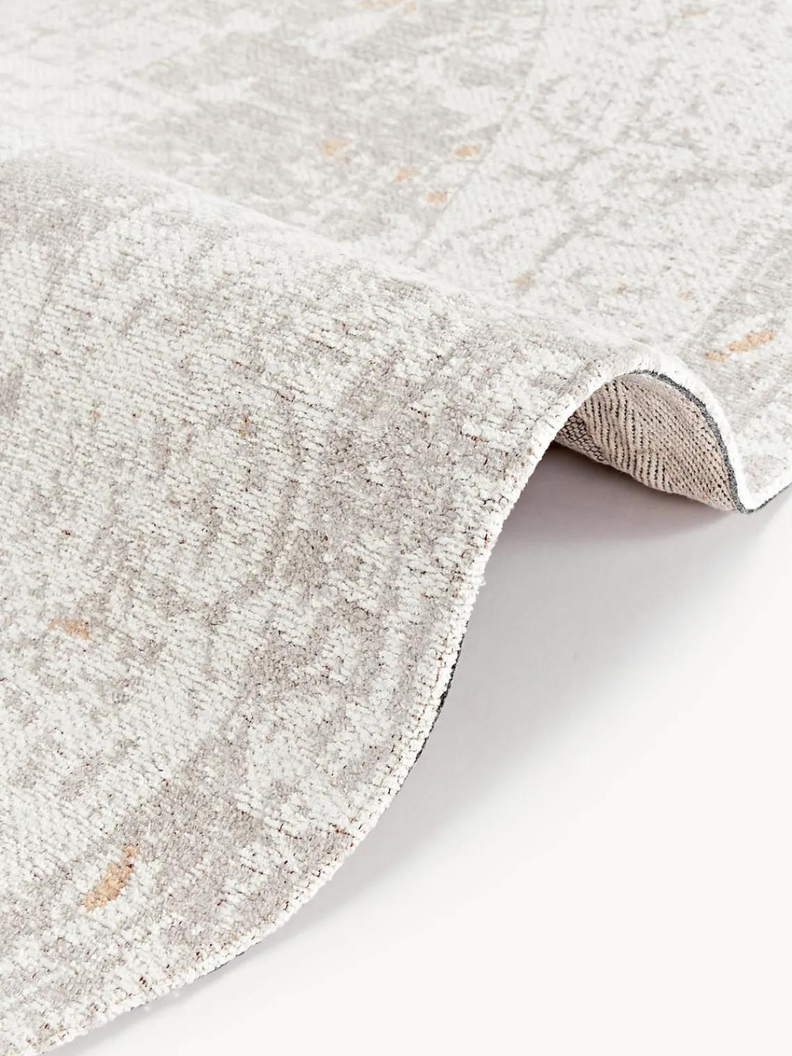 Redonda|Alfombras Rectangulares>Westwing Collection Alfombra redonda artesanal de chenilla Neapel