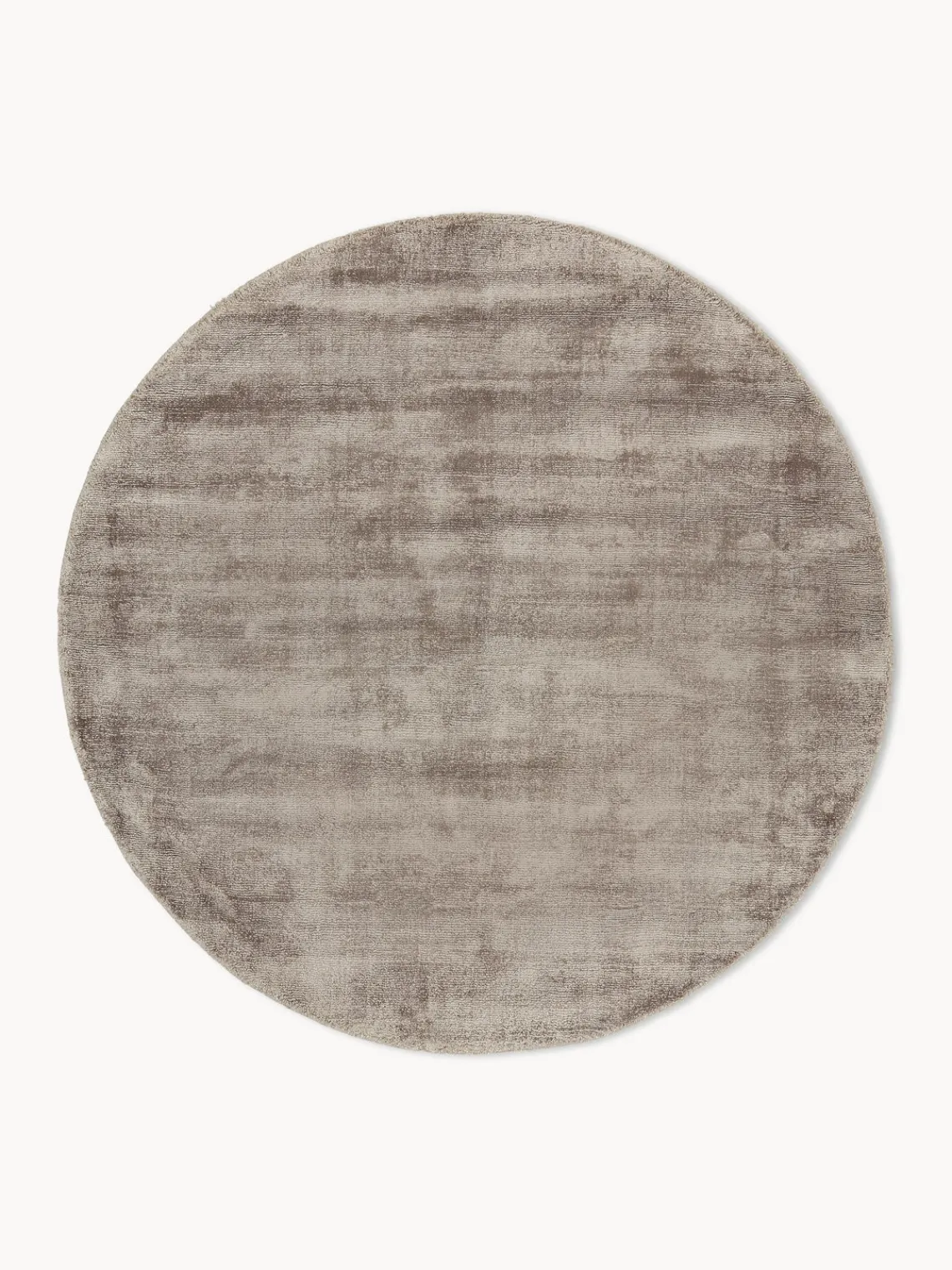 Alfombra redonda artesanal de viscosa Jane Redonda|Alfombras Rectangulares