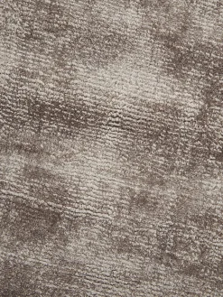 Alfombra redonda artesanal de viscosa Jane Redonda|Alfombras Rectangulares