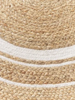 Redonda|Alfombras Rectangulares></noscript>Westwing Collection Alfombra redonda artesanal de yute Clover