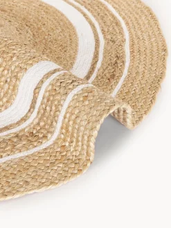 Redonda|Alfombras Rectangulares></noscript>Westwing Collection Alfombra redonda artesanal de yute Clover