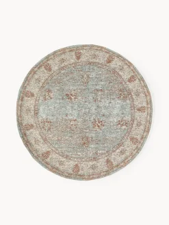 Redonda|Alfombras Rectangulares>Westwing Collection Alfombra redonda artesanal de chenilla Rimini