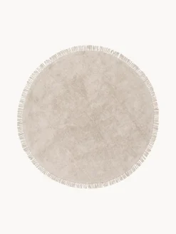 Online Alfombra redonda artesanal de algodón Daya Redonda|Alfombras Rectangulares
