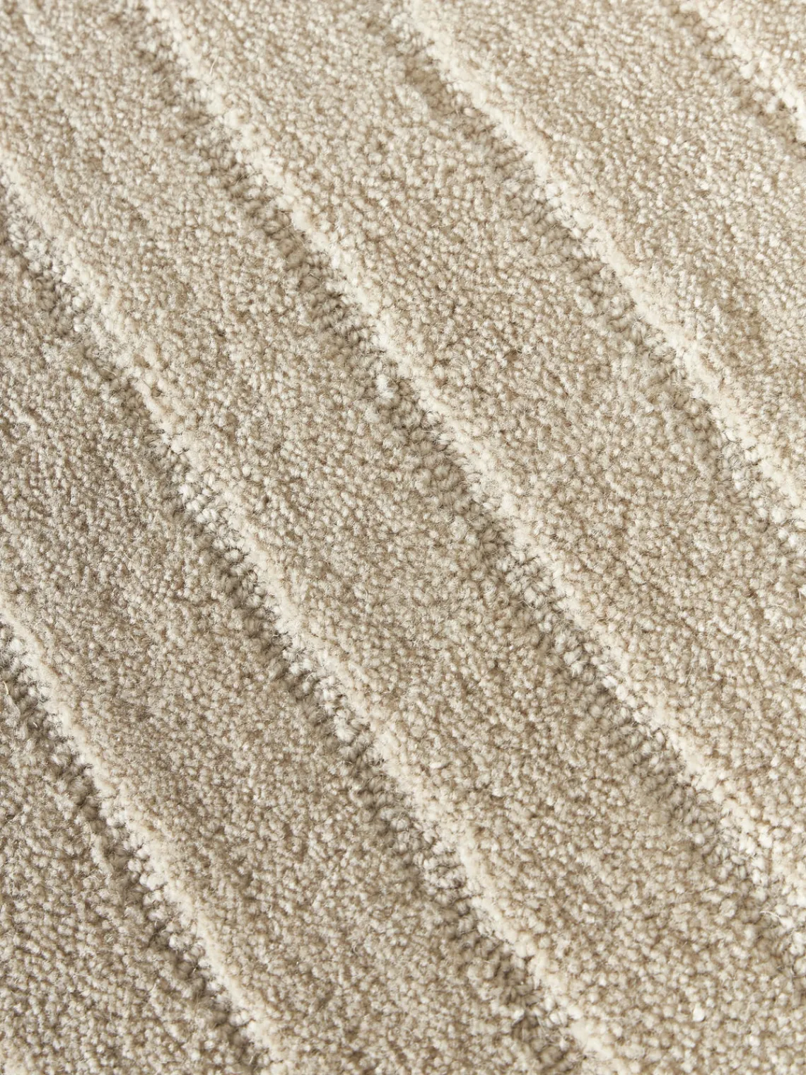 Redonda|Alfombras Rectangulares>Westwing Collection Alfombra redonda artesanal de lana Mason Gris claro