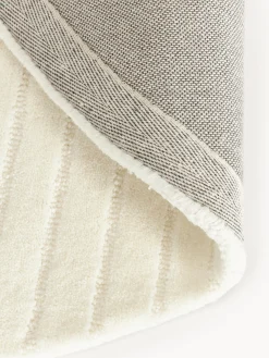 Redonda|Alfombras Rectangulares></noscript>Westwing Collection Alfombra redonda artesanal de lana Mason Blanco crema