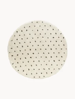 Redonda|Alfombras Rectangulares>Westwing Collection Alfombra redonda artesanal de pelo largo Ayana