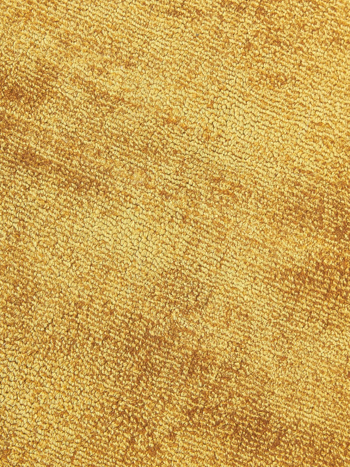 Redonda|Alfombras Rectangulares>Westwing Collection Alfombra redonda artesanal de viscosa Jane Amarillo sol