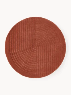 New Alfombra redonda artesanal de lana Mason Redonda|Alfombras Rectangulares