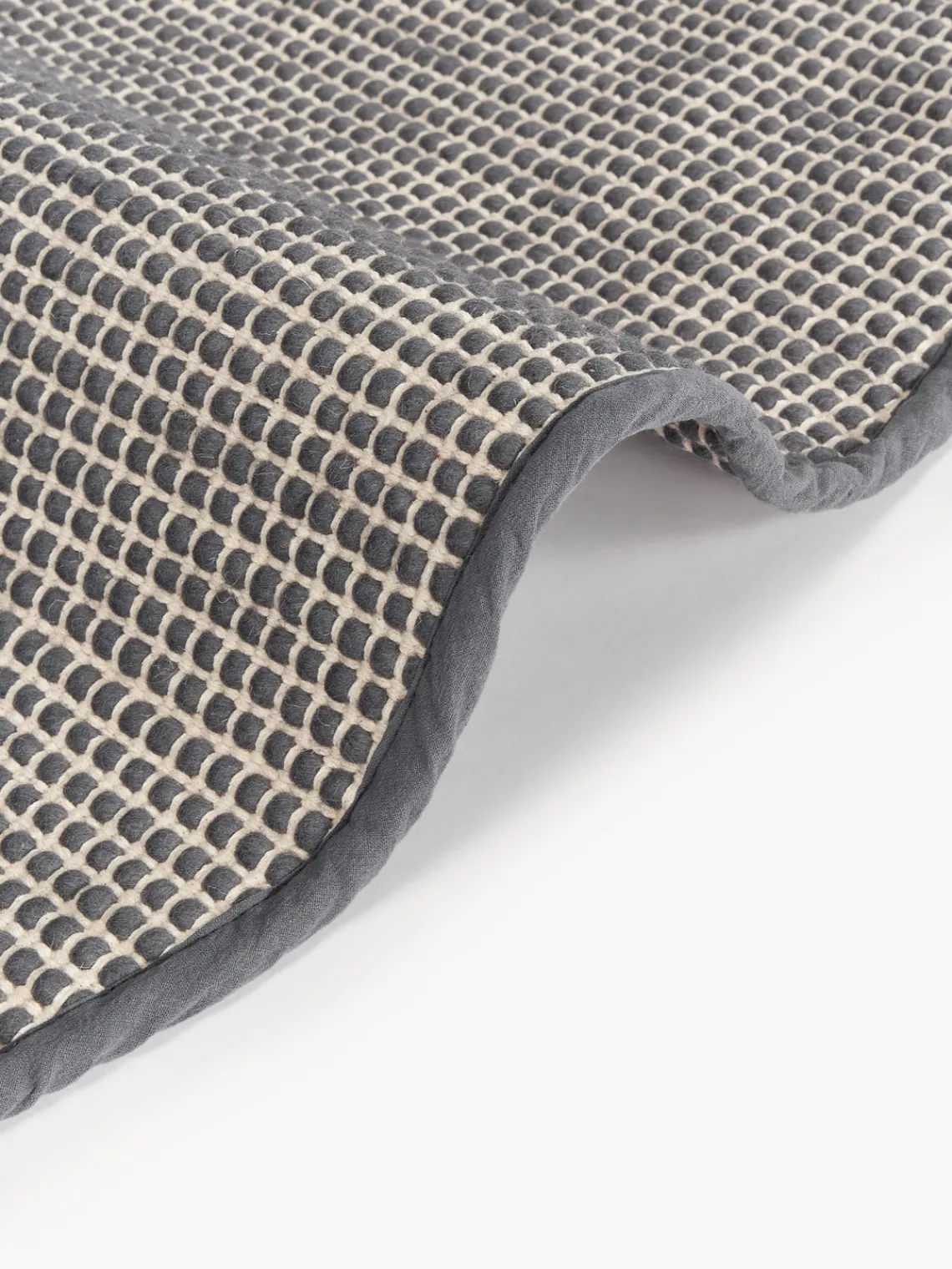 Online Alfombra redonda artesanal de lana Amaro Redonda|Alfombras Rectangulares