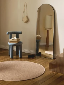 New Alfombra redonda artesanal de lana Amaro Redonda|Alfombras Rectangulares