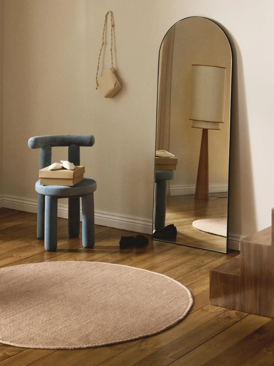 New Alfombra redonda artesanal de lana Amaro Redonda|Alfombras Rectangulares