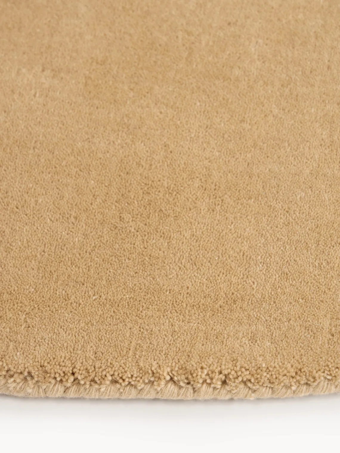 Redonda|Alfombras Rectangulares>Westwing Collection Alfombra redonda artesanal de lana Zayne Ocre