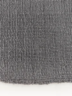 Redonda|Alfombras Rectangulares></noscript>Westwing Collection Alfombra redonda de algodón artesanal Lora Gris oscuro