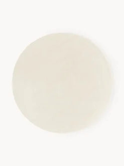 Redonda|Alfombras Rectangulares>Westwing Collection Alfombra redonda de algodón artesanal Lora Blanco Off White