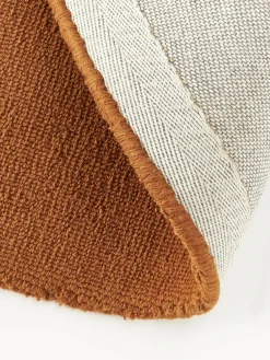 Redonda|Alfombras Rectangulares></noscript>Westwing Collection Alfombra redonda de algodón artesanal Lora Terracota