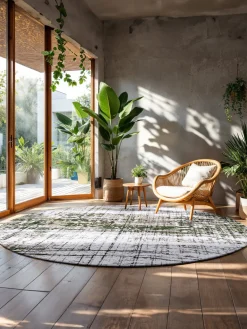 Sale Alfombra redonda de interior/exterior Griff Redonda|Alfombras Rectangulares