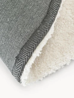 Redonda|Alfombras Rectangulares></noscript>Westwing Collection Alfombra redonda de pelo largo Leighton Blanco Off White