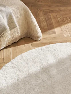 Redonda|Alfombras Rectangulares></noscript>Westwing Collection Alfombra redonda de pelo largo Leighton Blanco Off White